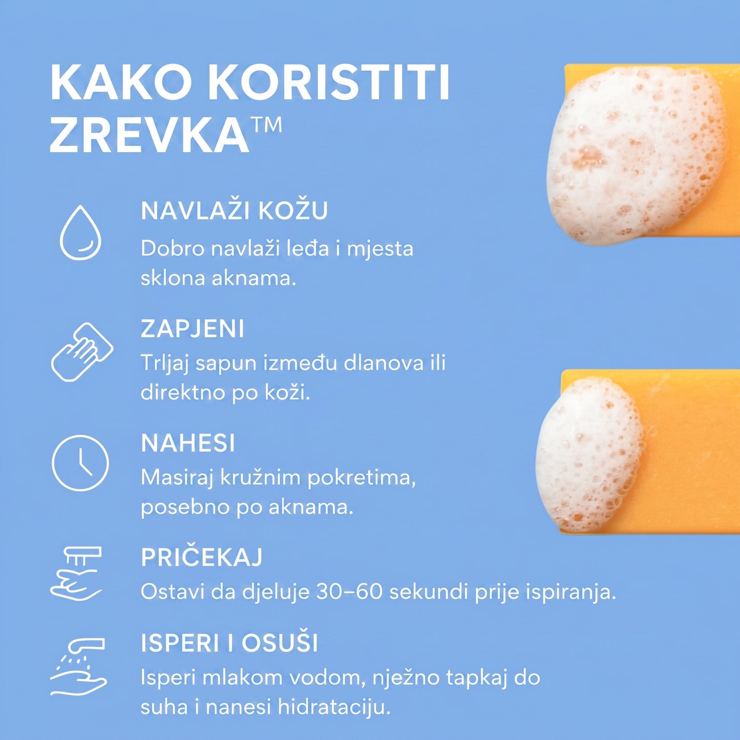 Zrevka - Prirodni sapun protiv akni